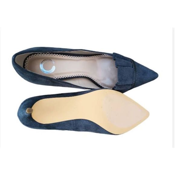 Journee Collection Womens Marek Pointed Toe Mid Heel Pumps Size 8M - Picture 6 of 7